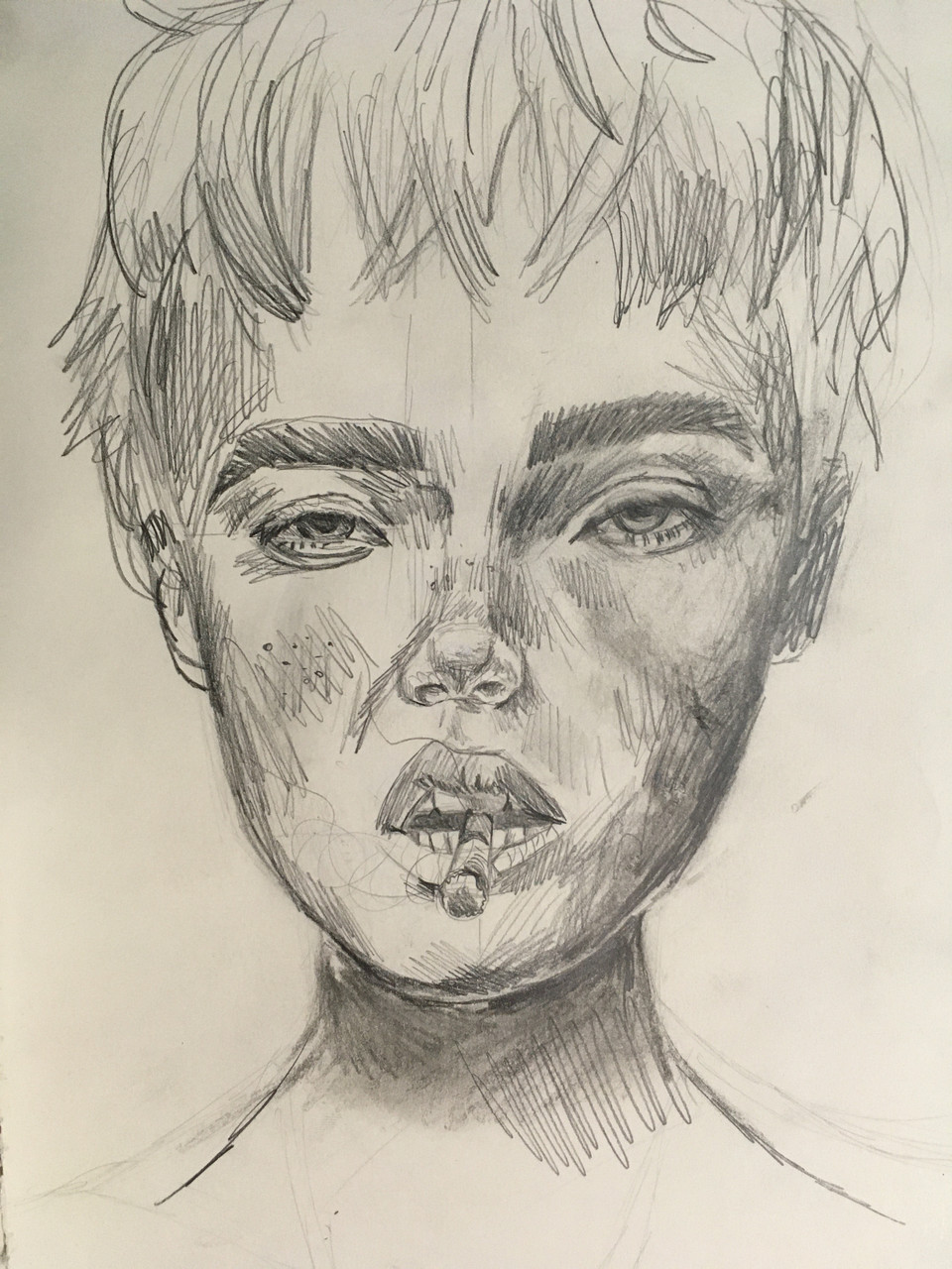 Drawing of a person