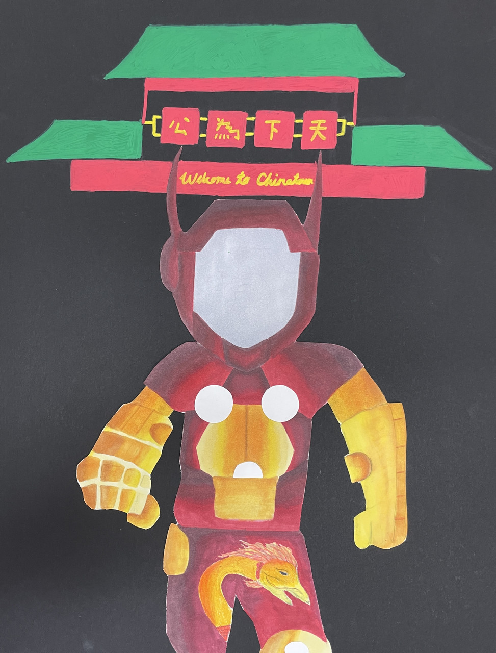 robot that protects Chinatown from racism and hate crimes