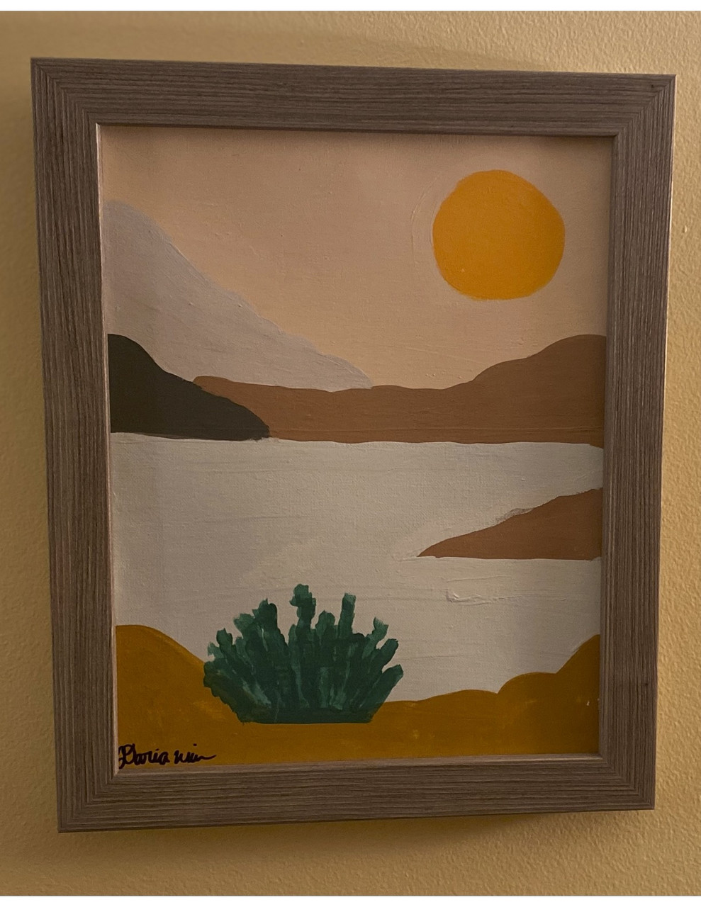 Painting of a calm landscape