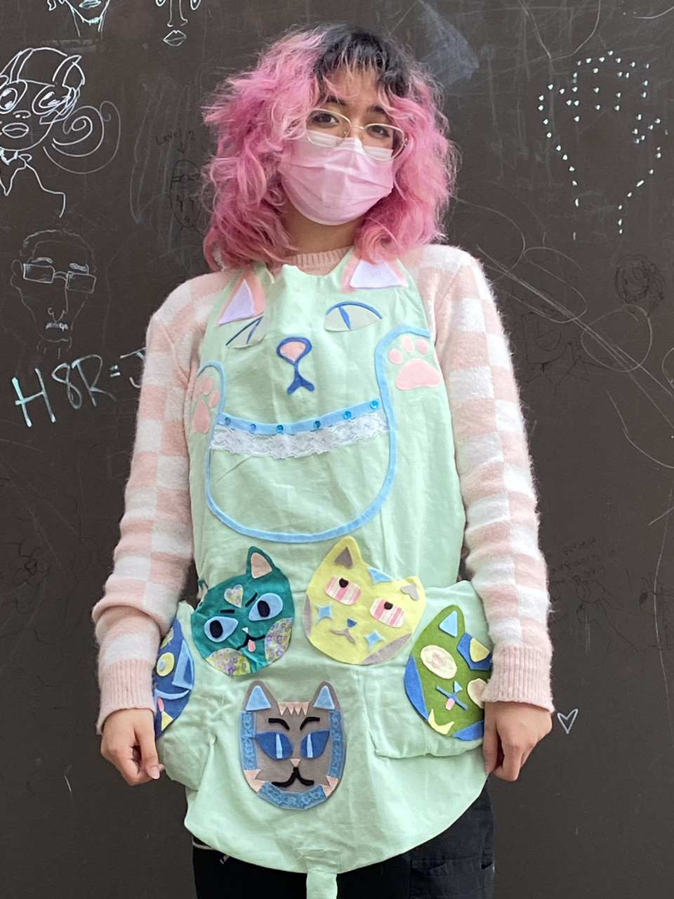 clothing top with cats on it