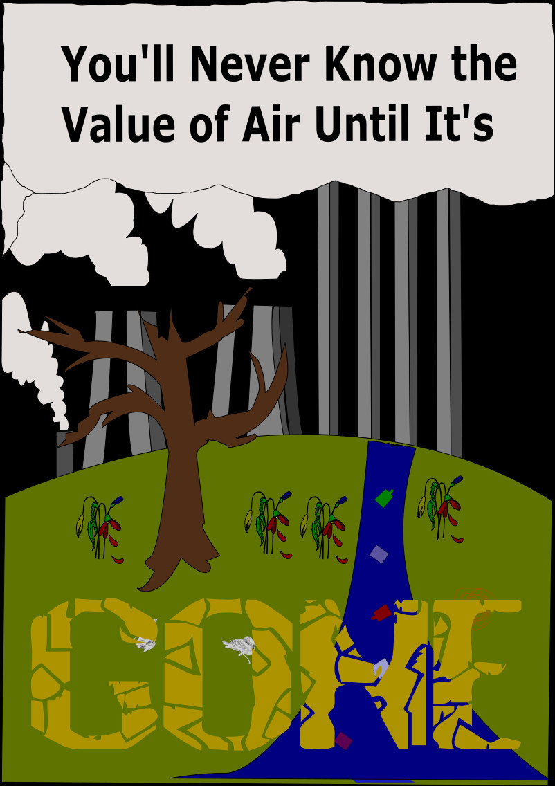 illustration demonstrating the value of air