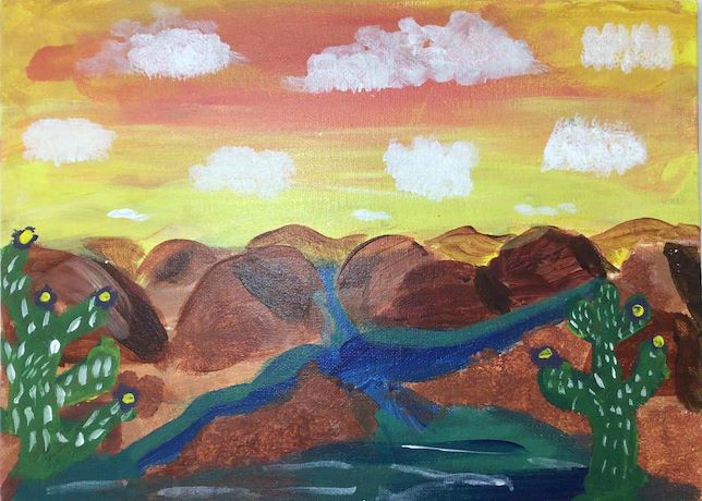 Painting of a landscape