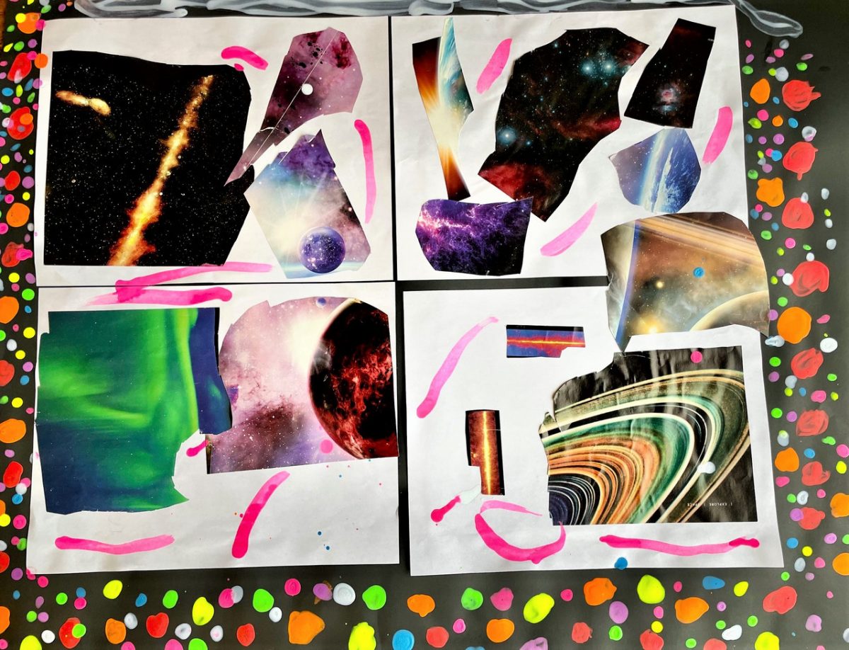 space collage