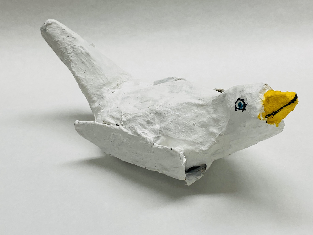 Acrylic on paper mache