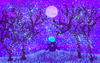 purple man