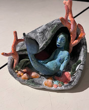 mermaid in shell
