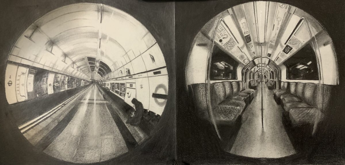 Drawing of 2 points of view of the CTA.