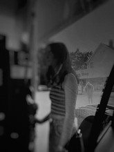 blurred picture of woman