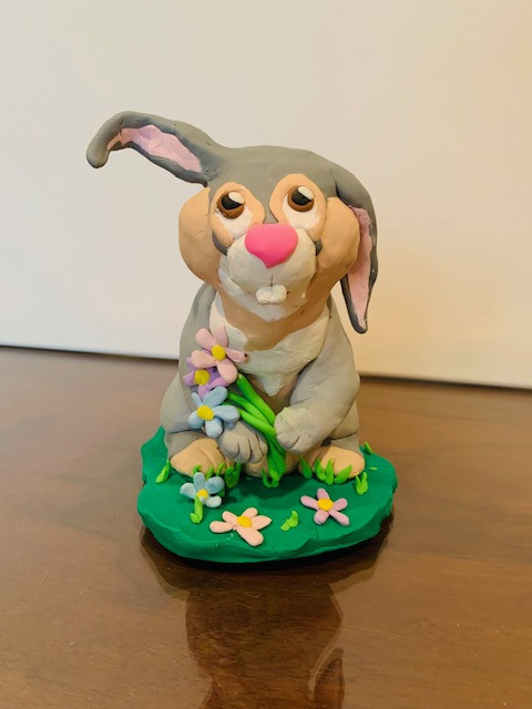 bunny in spring