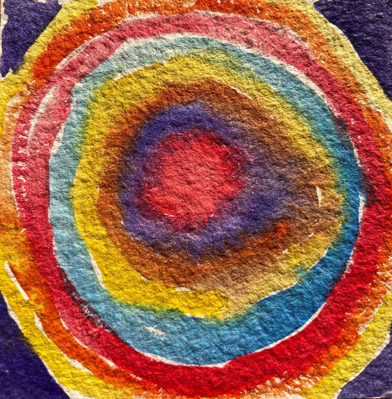 colorful concentric circles