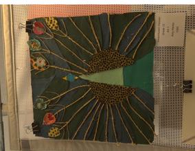 Abstract 3d art with muted tones.