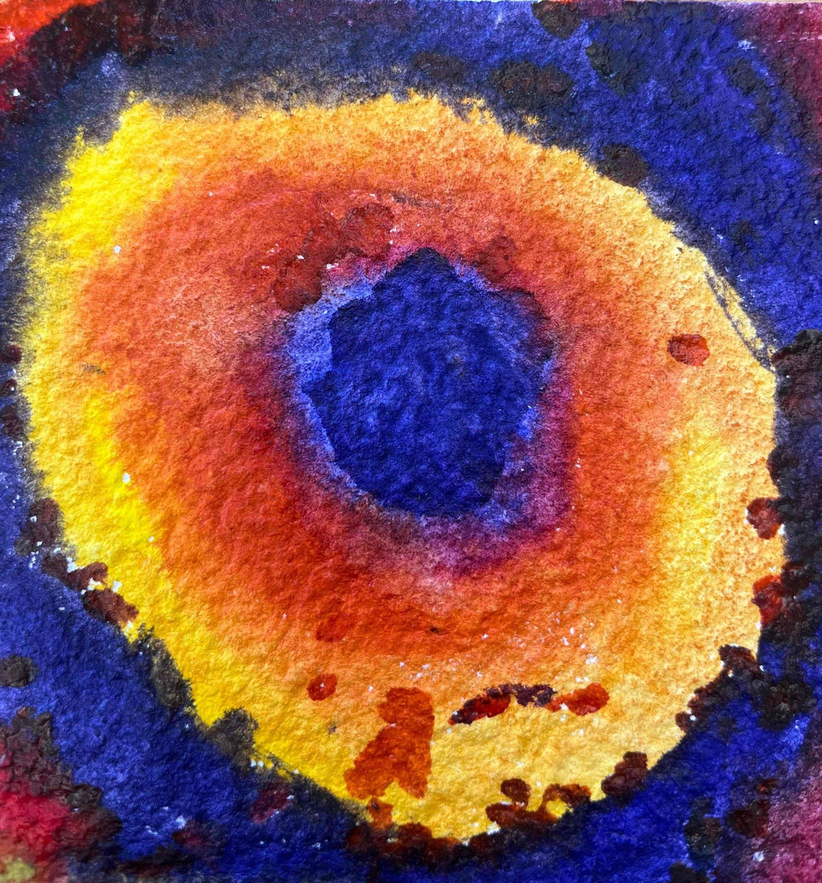 colorful concentric circles