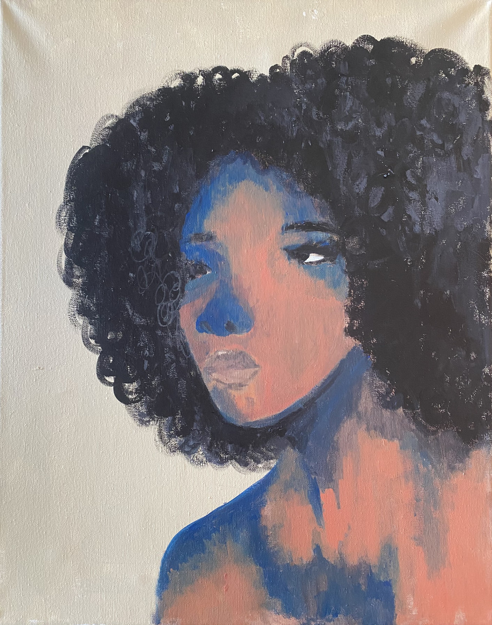 Portrait of a woman of color