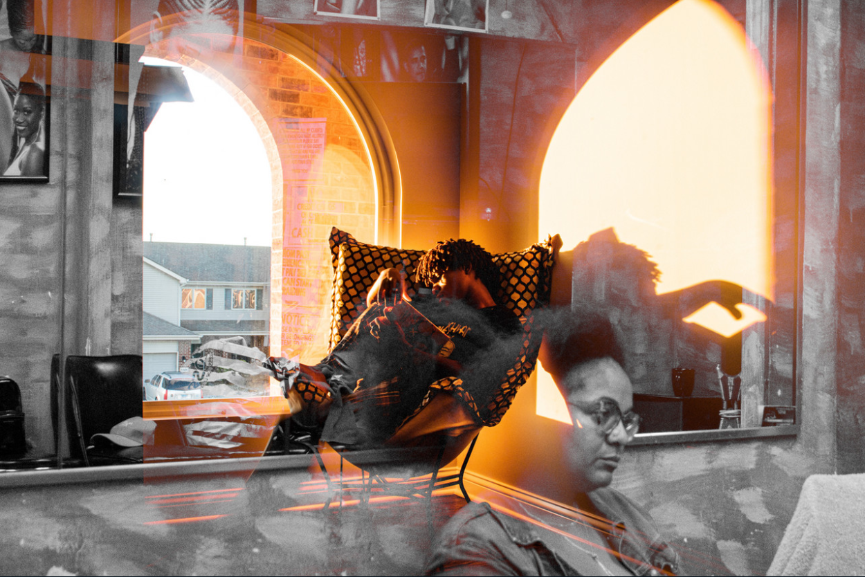 double exposure photograph