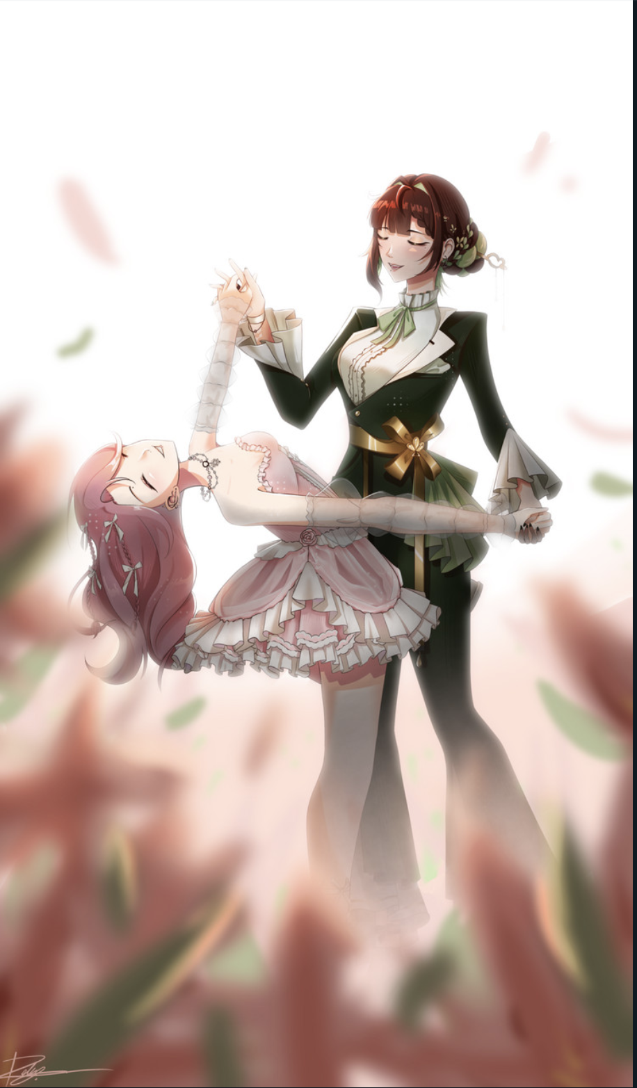 Two dancers.