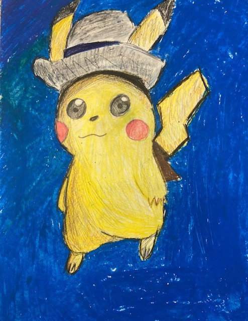 Pickachu with hat