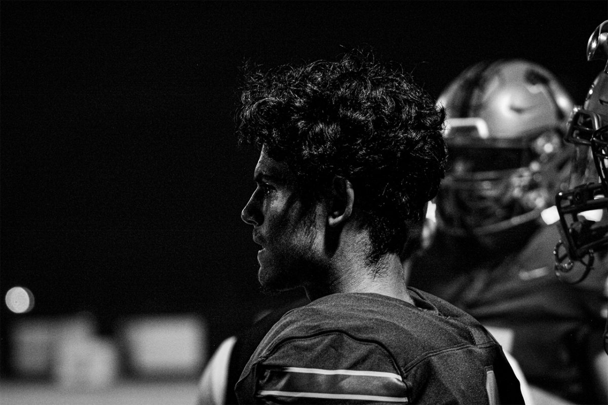 taft high school football black and white photograph