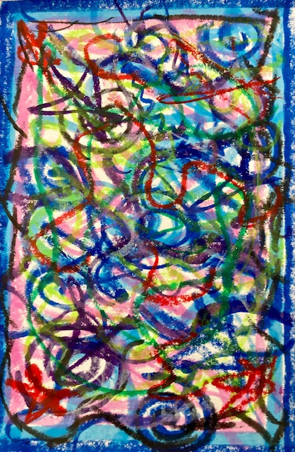 Colorful swirl lines