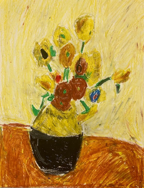 Yellow sun flowers