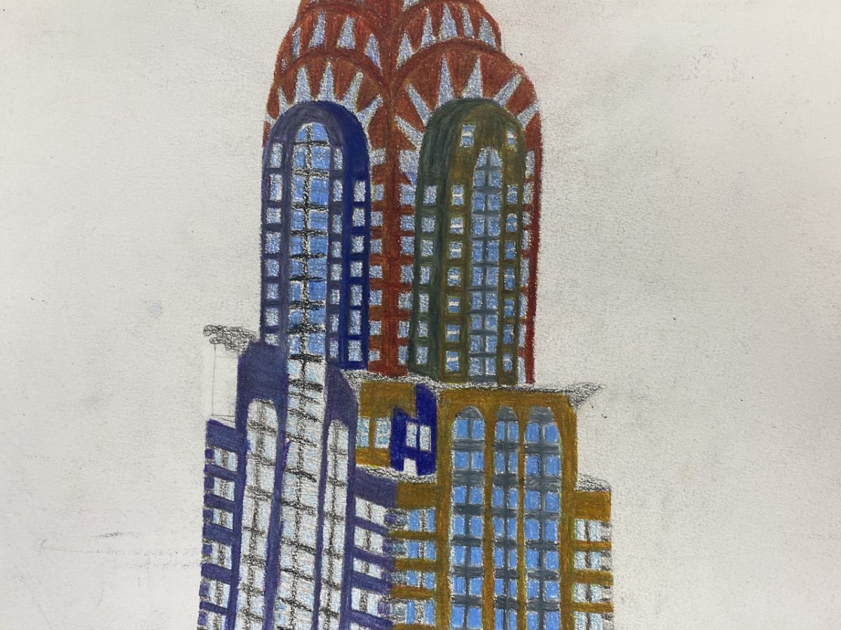 Study of the Chrysler building in New York