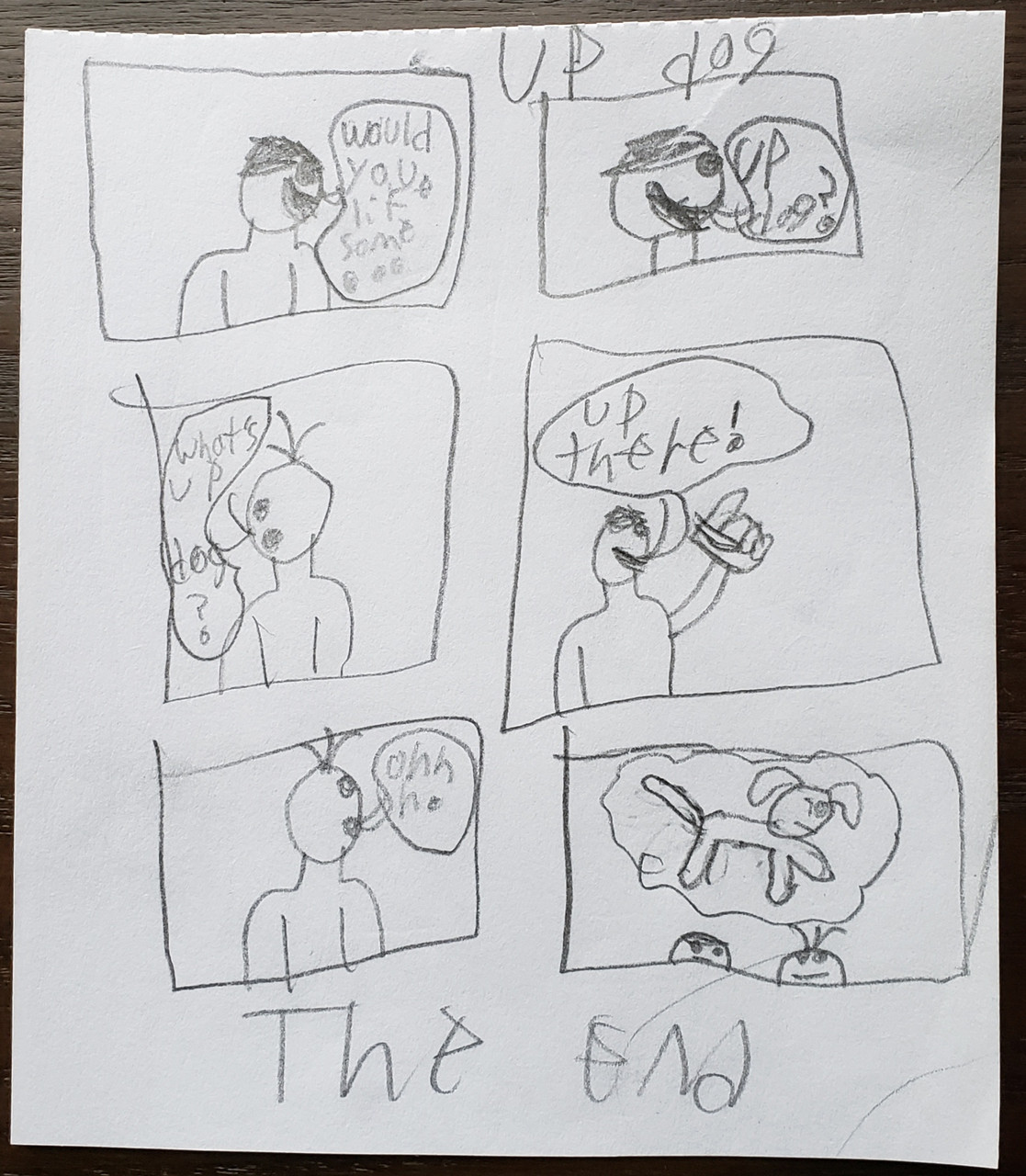 comic Nathaniel Wickware Up dog
